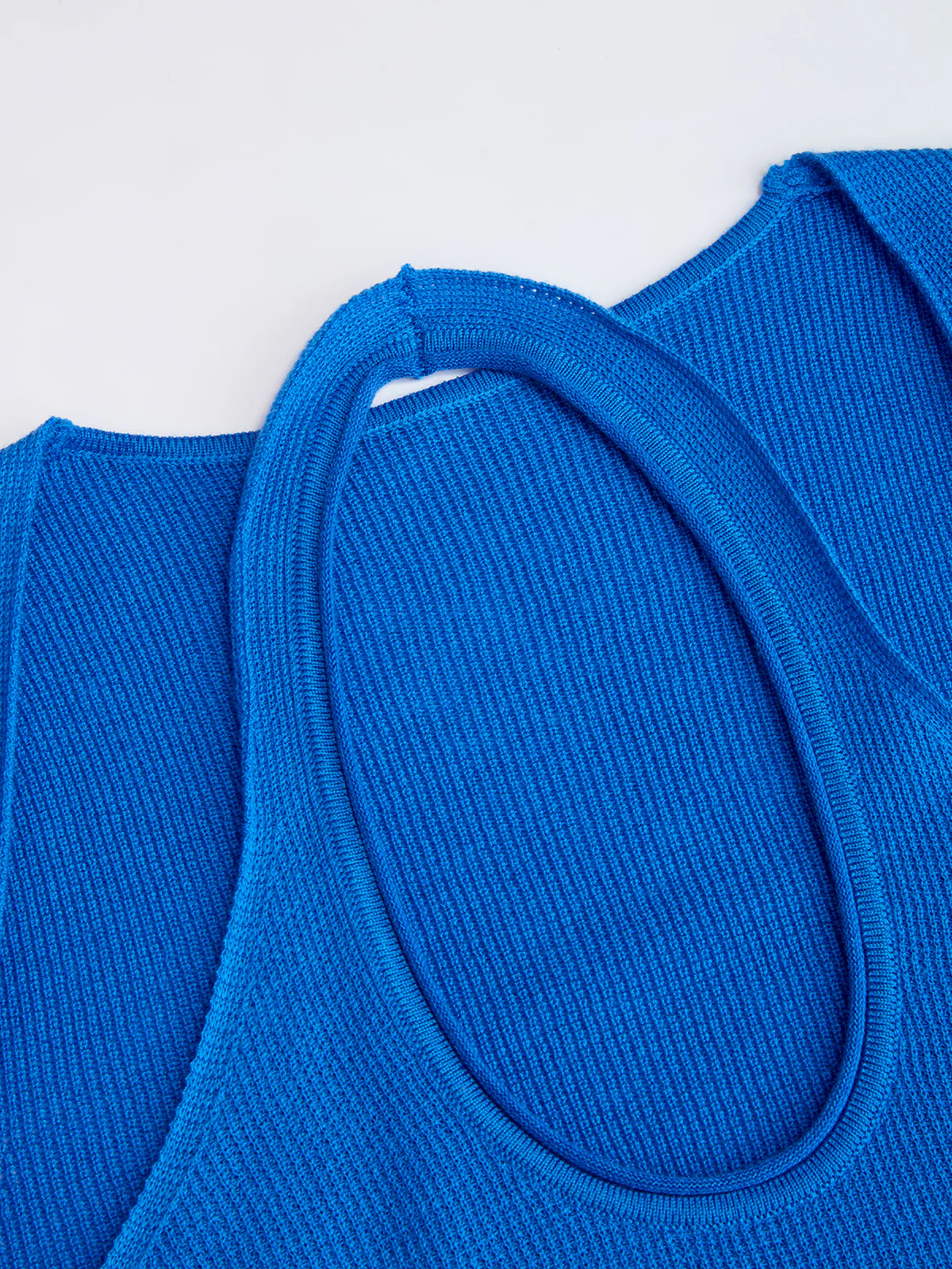 2-in-1 Knot-Front Ribbed Top - Image 5