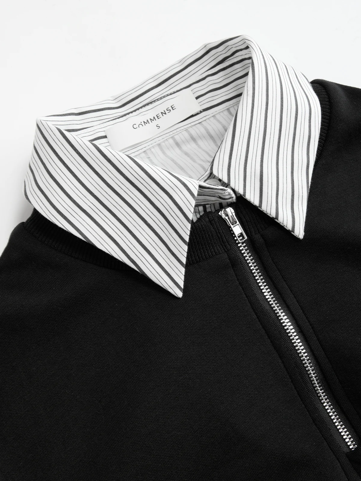 2 in 1 Striped Panel Half-Zip Top - Image 5