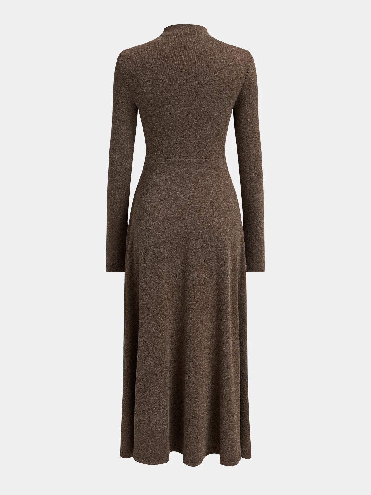 Asymmetric Button-Detail Dress - Image 2