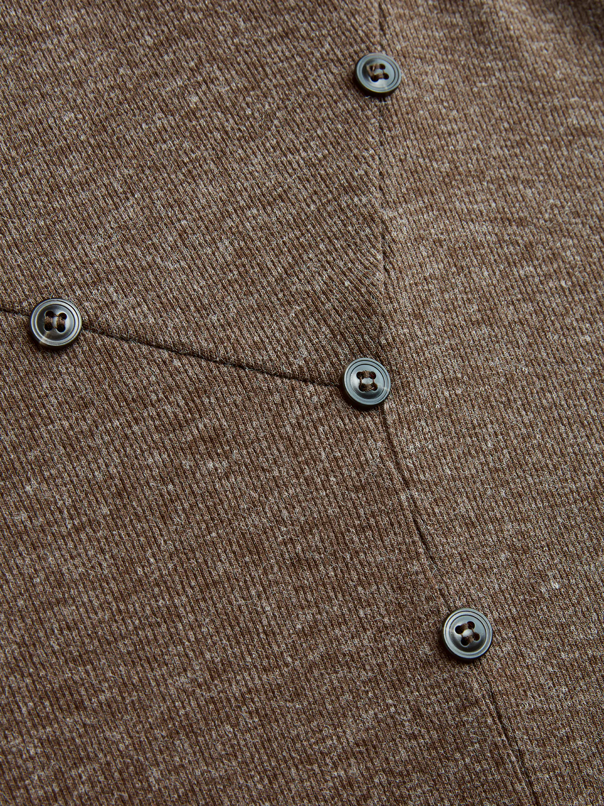 Asymmetric Button-Detail Dress - Image 4