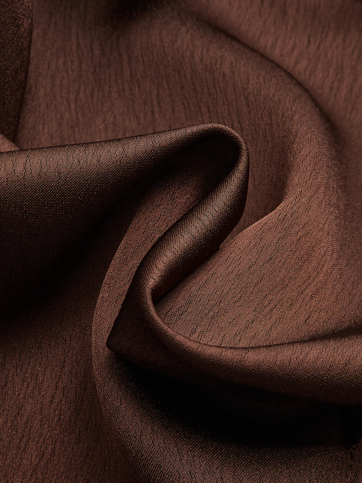 Asymmetric Wrap Satin Shirt - Image 10