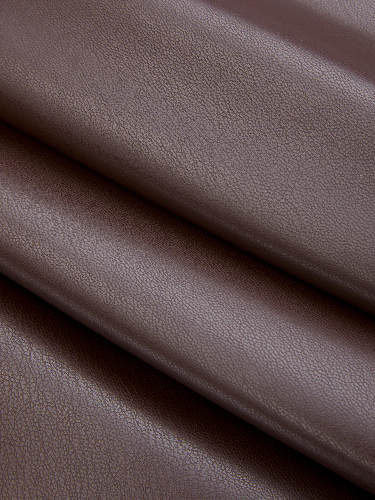 Back Slit Faux Leather Midi Pencil Skirt - Image 3