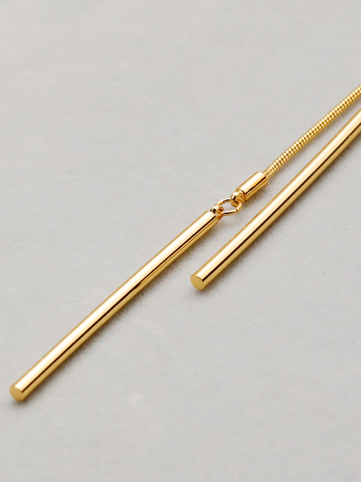 Bar Pendant Adjustable Lariat Necklace - Image 2