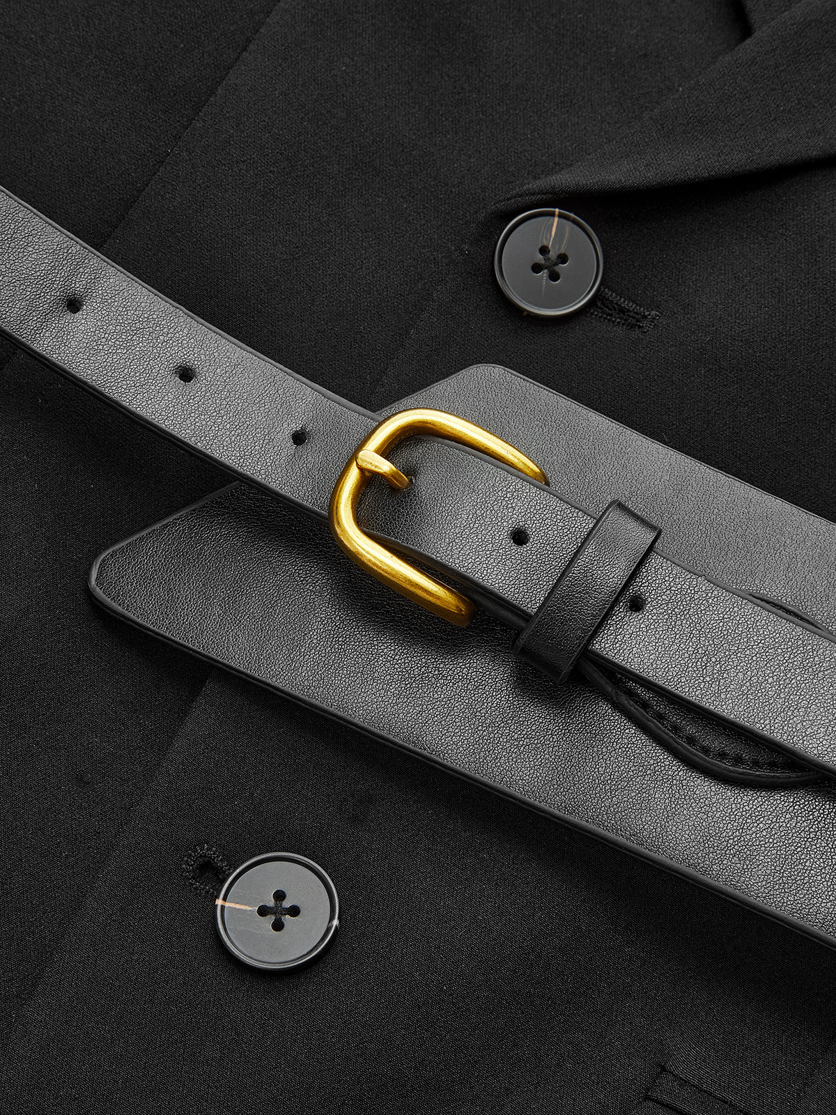 Belted Lapel Blazer - Image 4