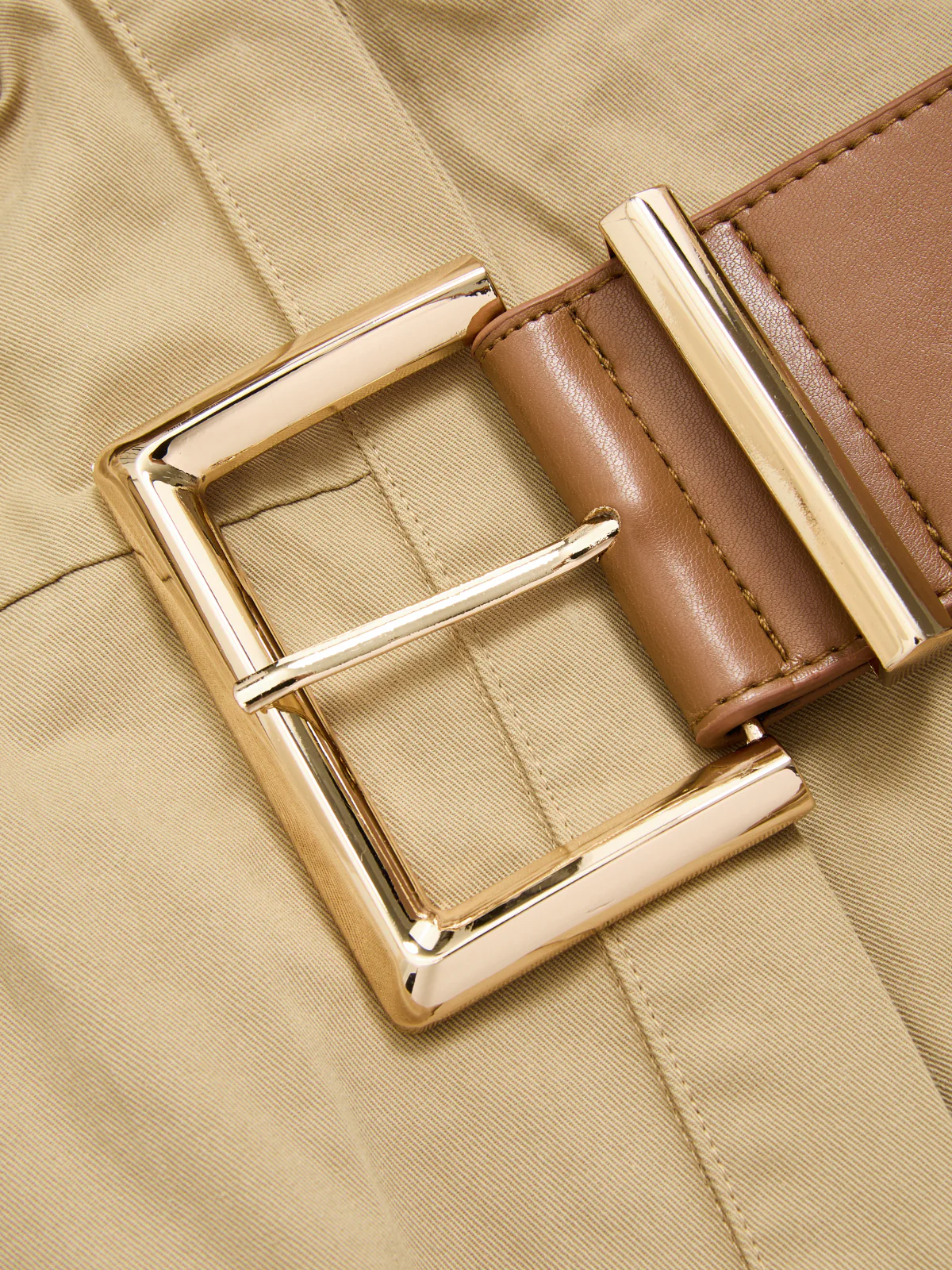 Belted Utility Shirt Jumpsuit - Image 4