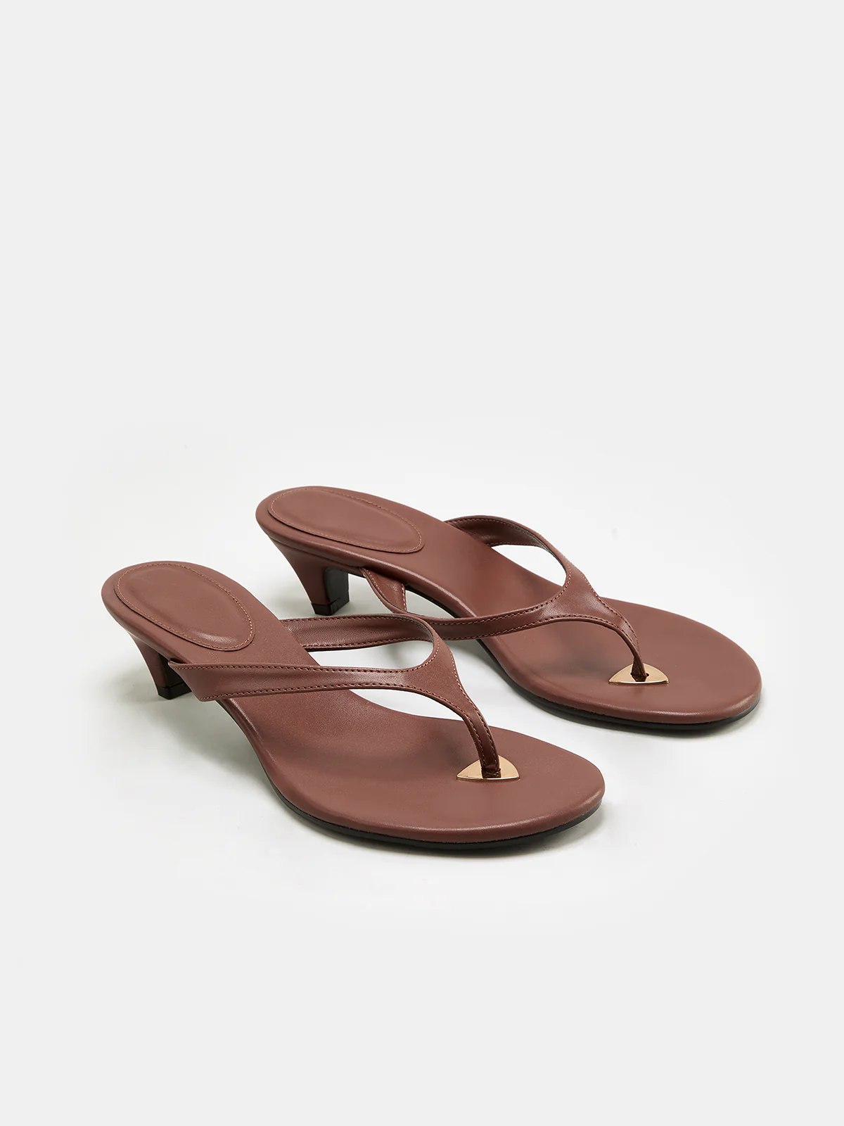 Casual Thong Low Heel Sandals