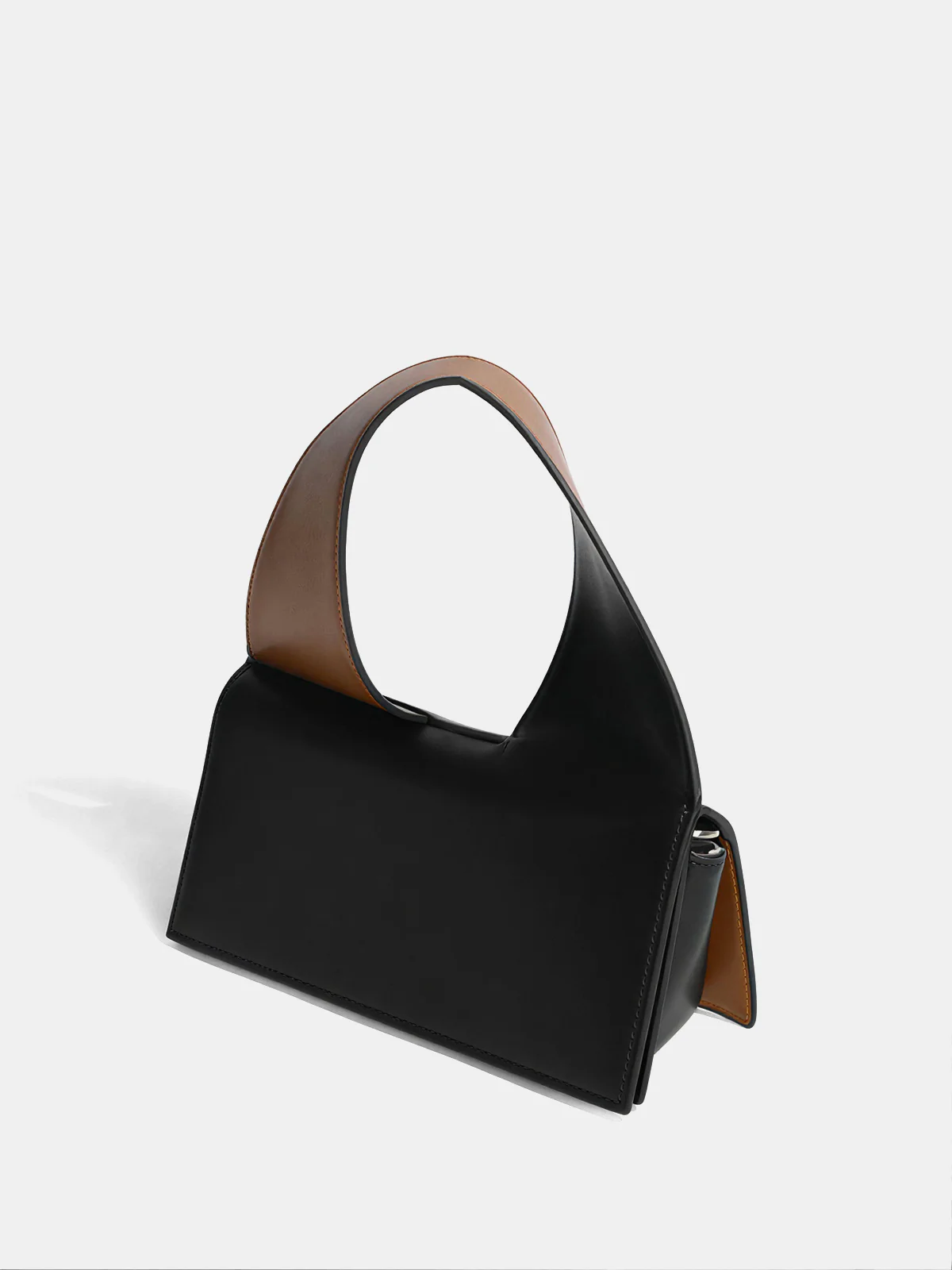 Color-Block Geometric Top-Handle Bag - Image 2