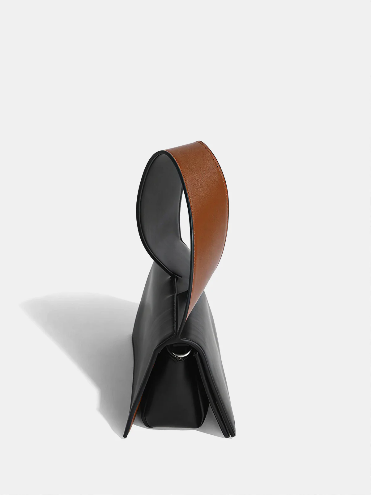 Color-Block Geometric Top-Handle Bag - Image 5