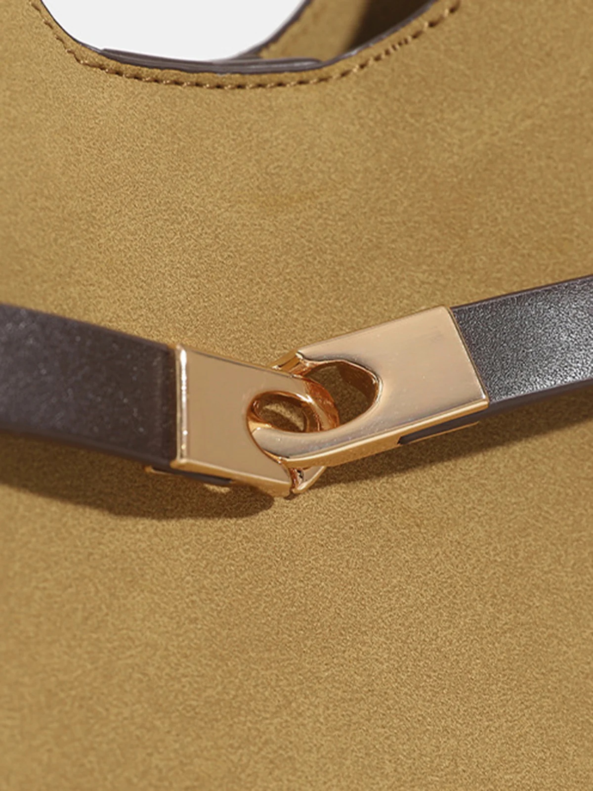 Color-Block Metal-Accent Shoulder Bag - Image 6