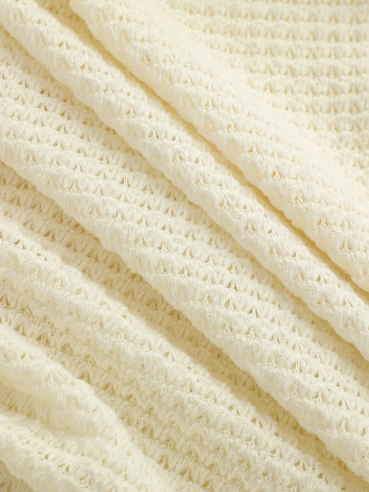 Color Block Waffle-Knit Top - Image 3