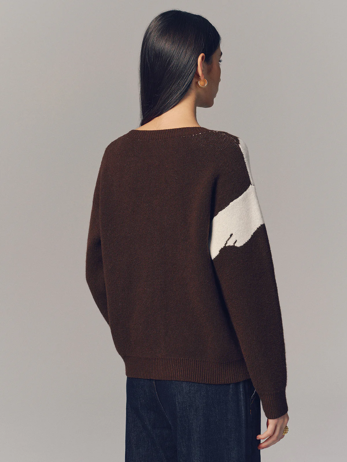 Contrast Floral Button-Front Cardigan - Image 6