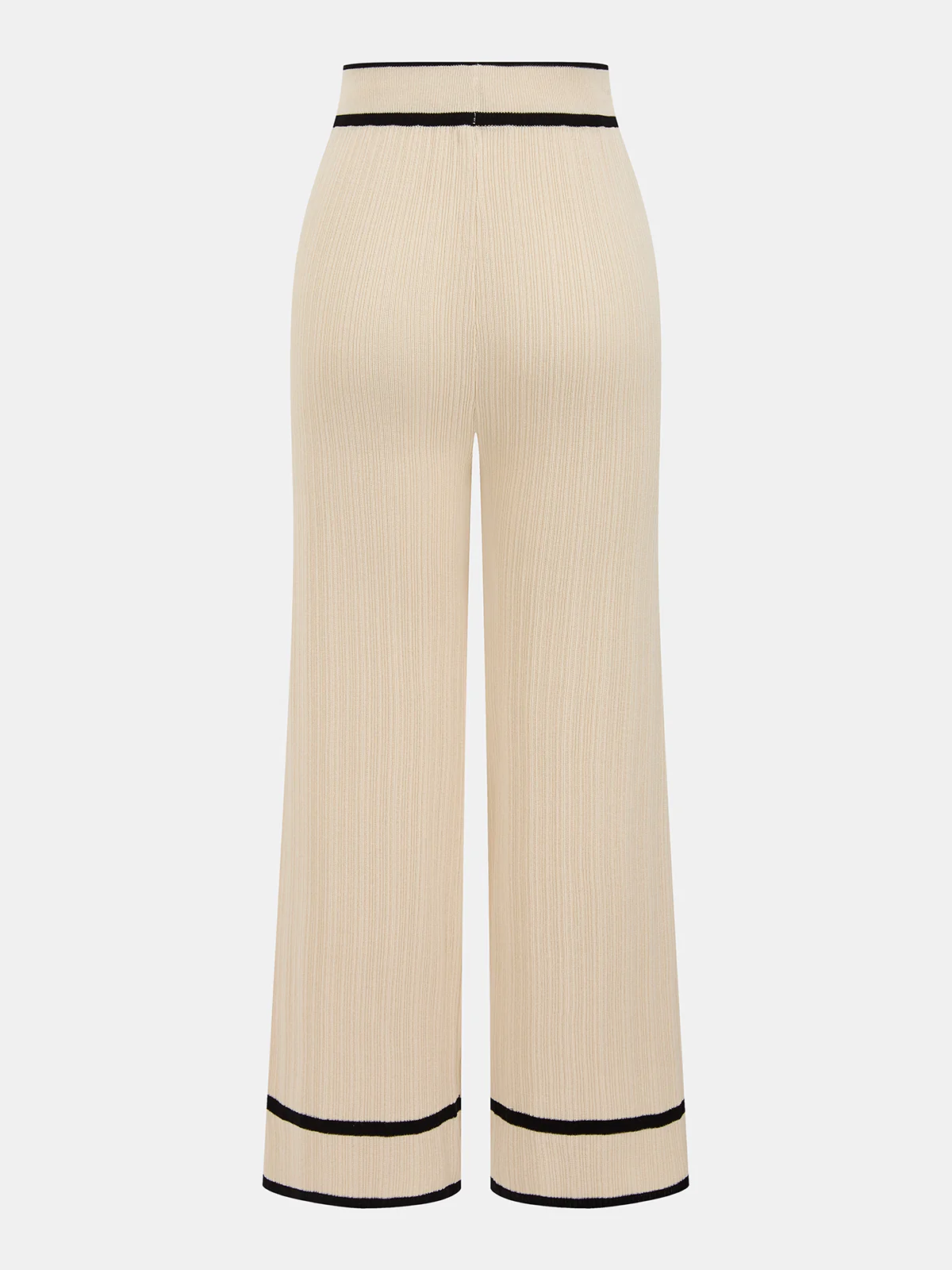 Contrast Trim Polo Top & Drawstring Pant Set - Image 6