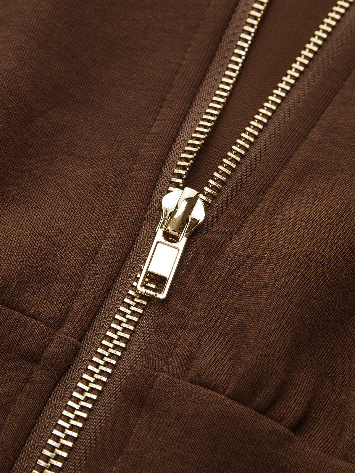 Cotton Blend Lantern-Sleeve Zip-Front Jacket - Image 4