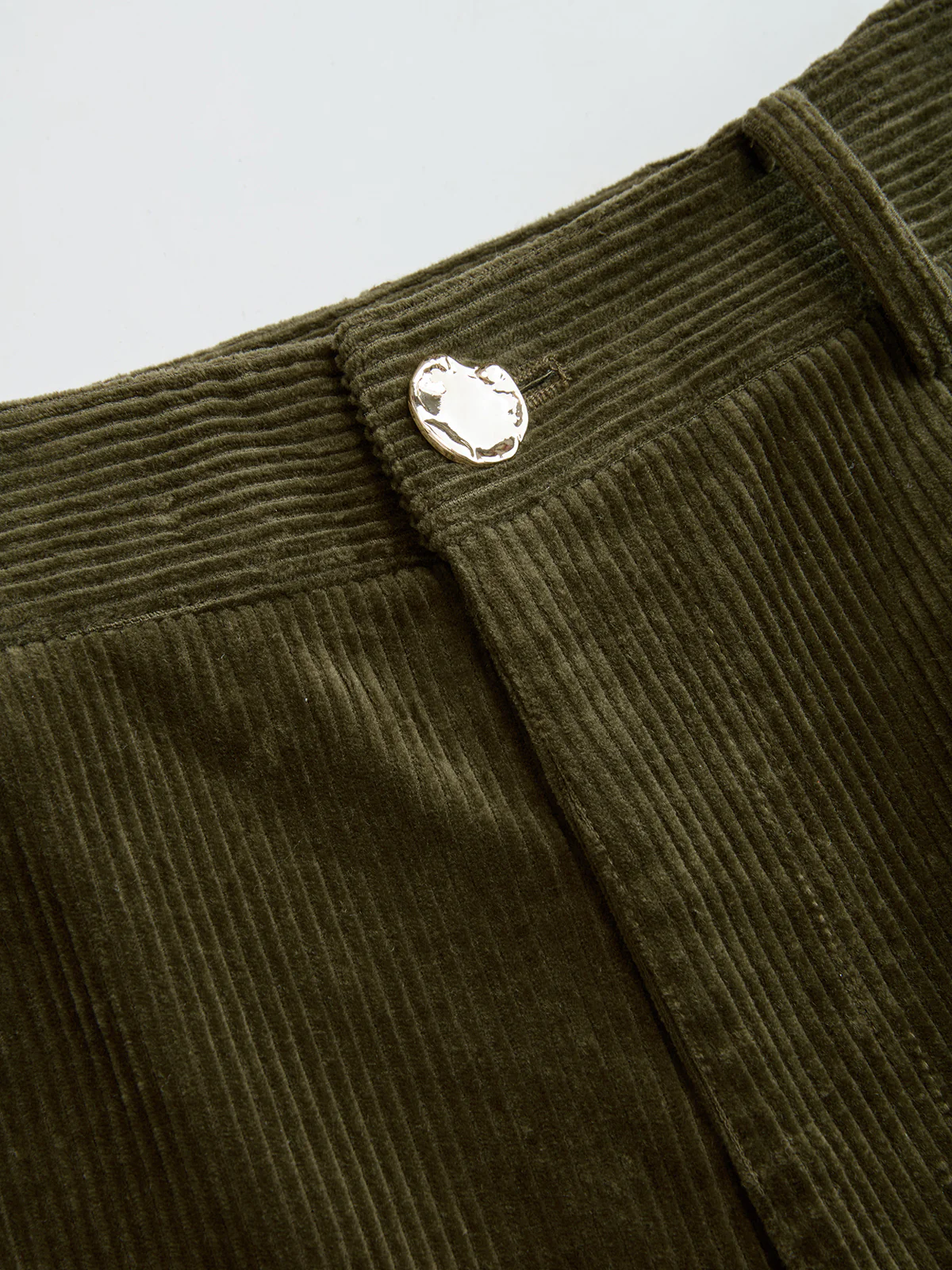 Cotton Corduroy Wide-Leg Pants - Image 3