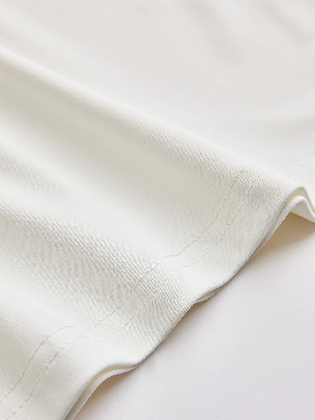 Cotton Off-Shoulder Ruched Long-Sleeve Top - Image 4