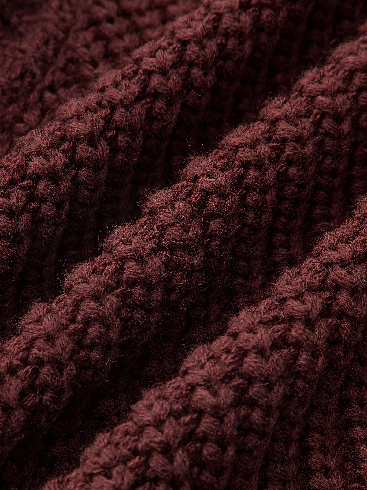 Cowl Neck Chunky Sweater Vest - Image 4