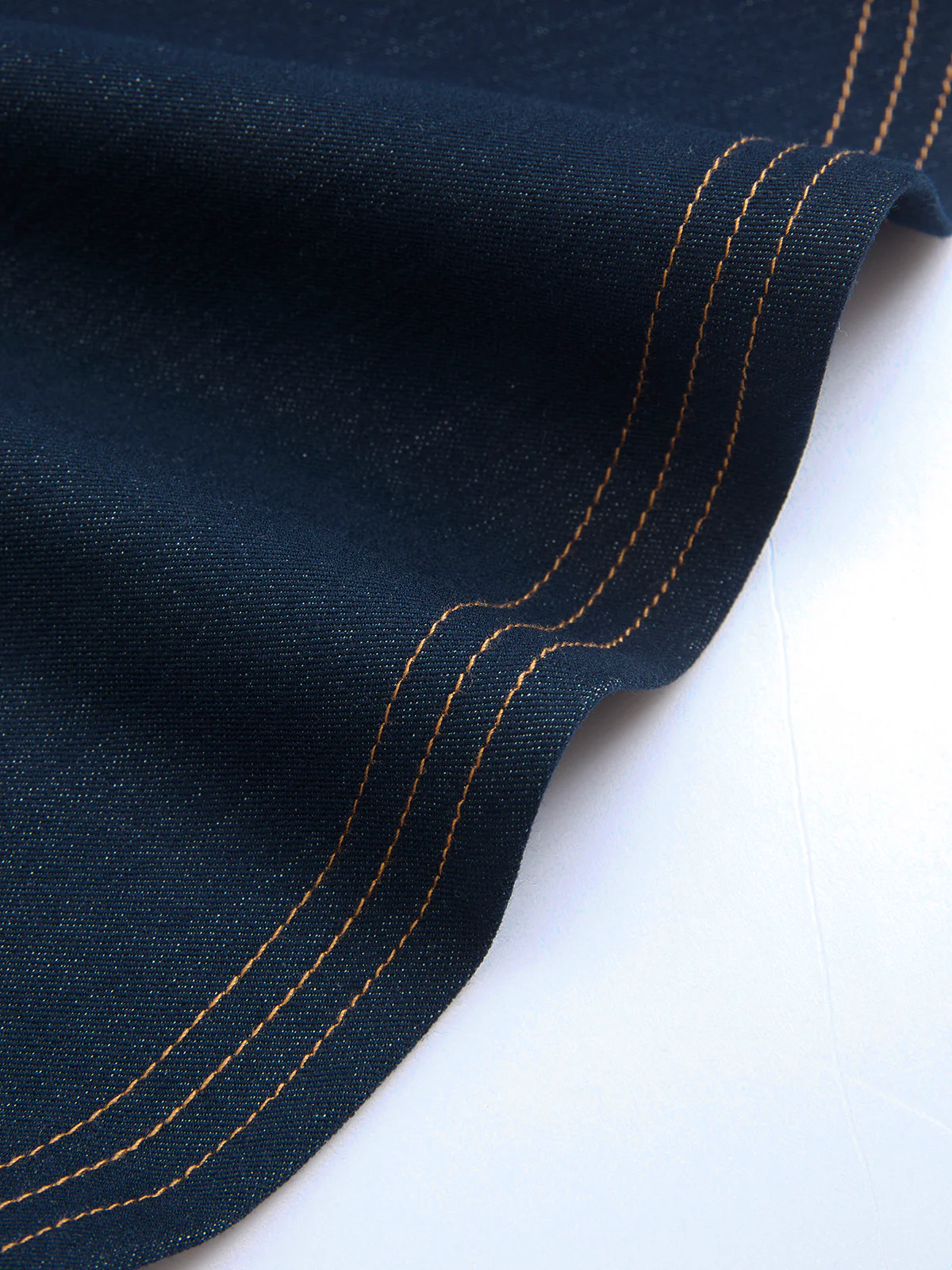 Denim Belted A-Line Mini Skirt - Image 4