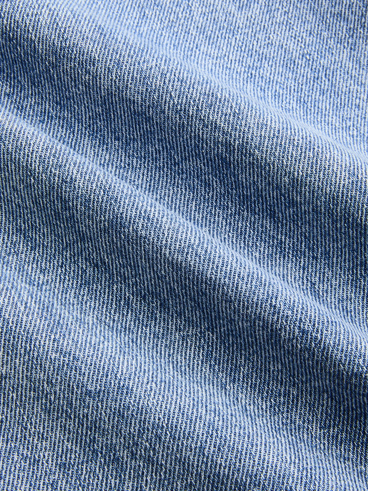 Double Waistband Pleated Wide-Leg Jeans - Image 3