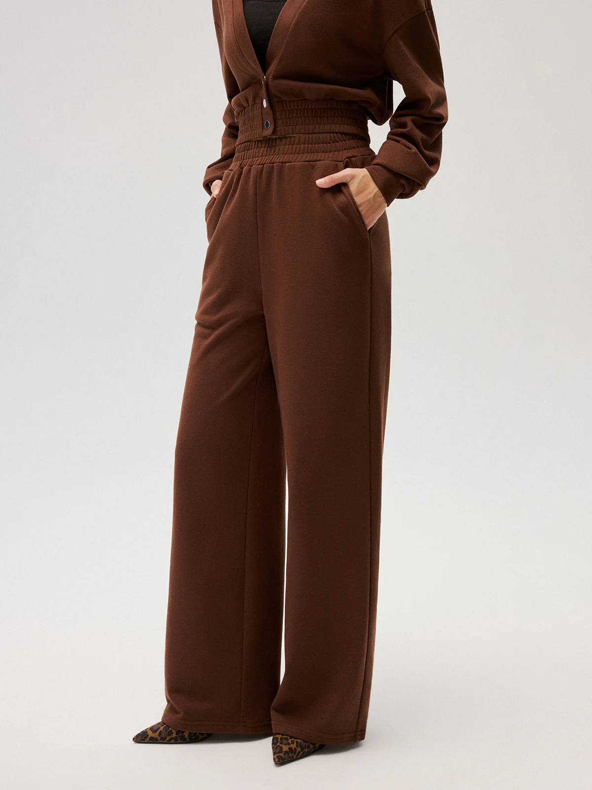 Elastic-Waist Straight-Leg Sweatpants - Image 5