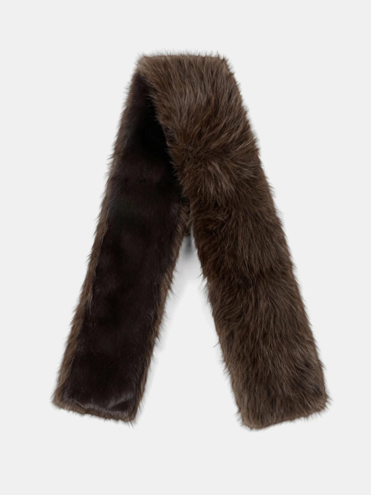 Faux-Fur Trimmed Scarf - Image 2