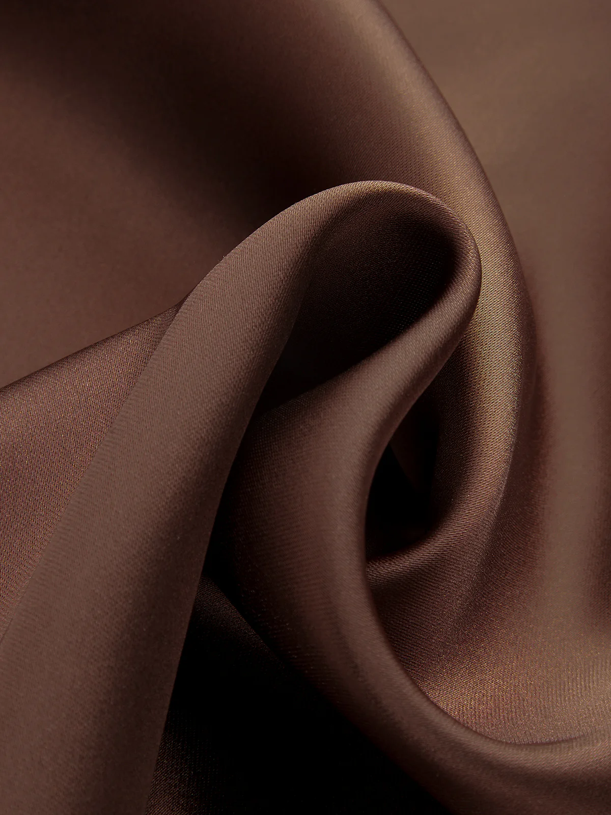 Flared Cuff Lace-Neck Satin Blouse - Image 4