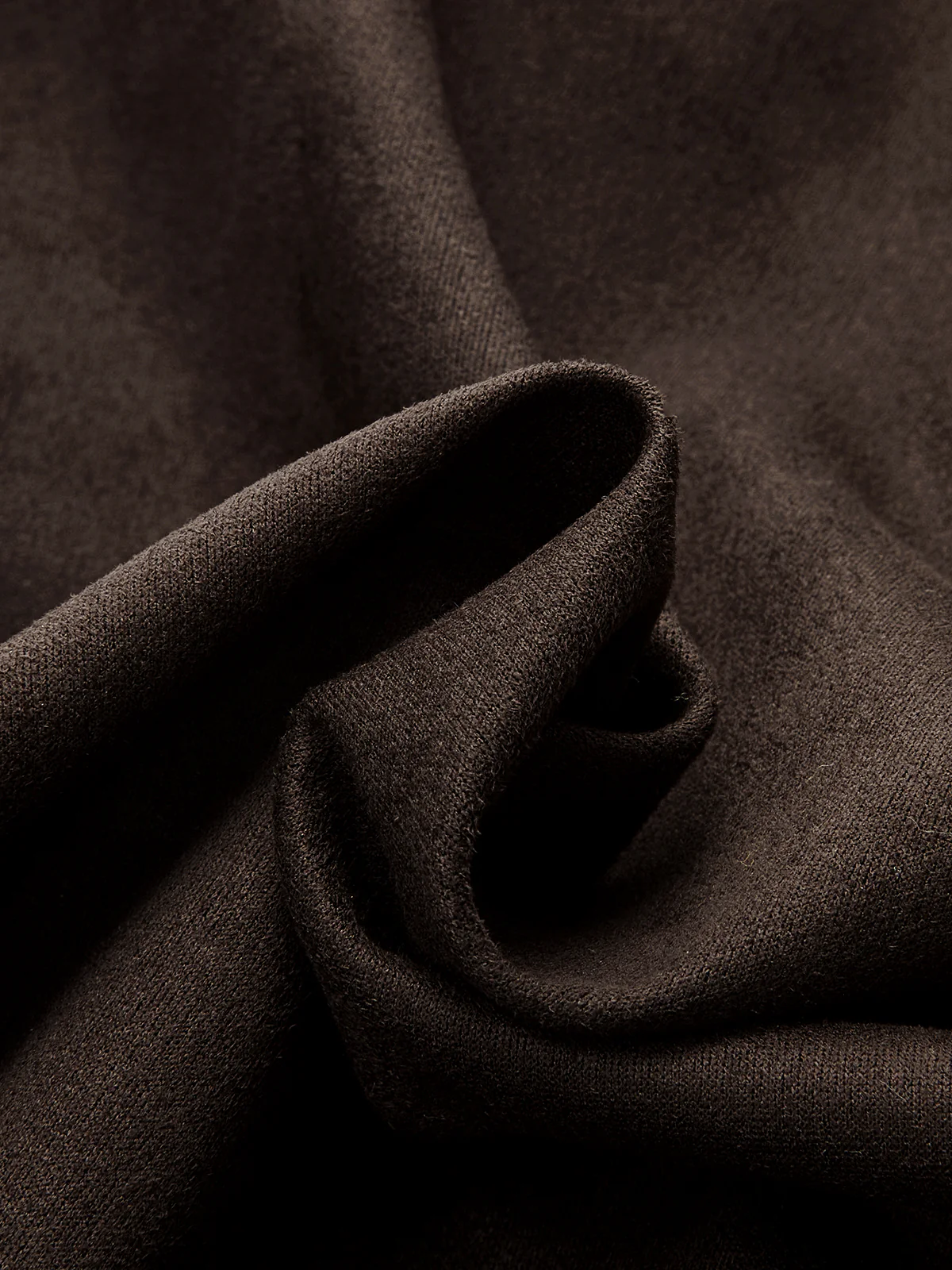 Hollow Hem Suede Effect Jacket - Image 3