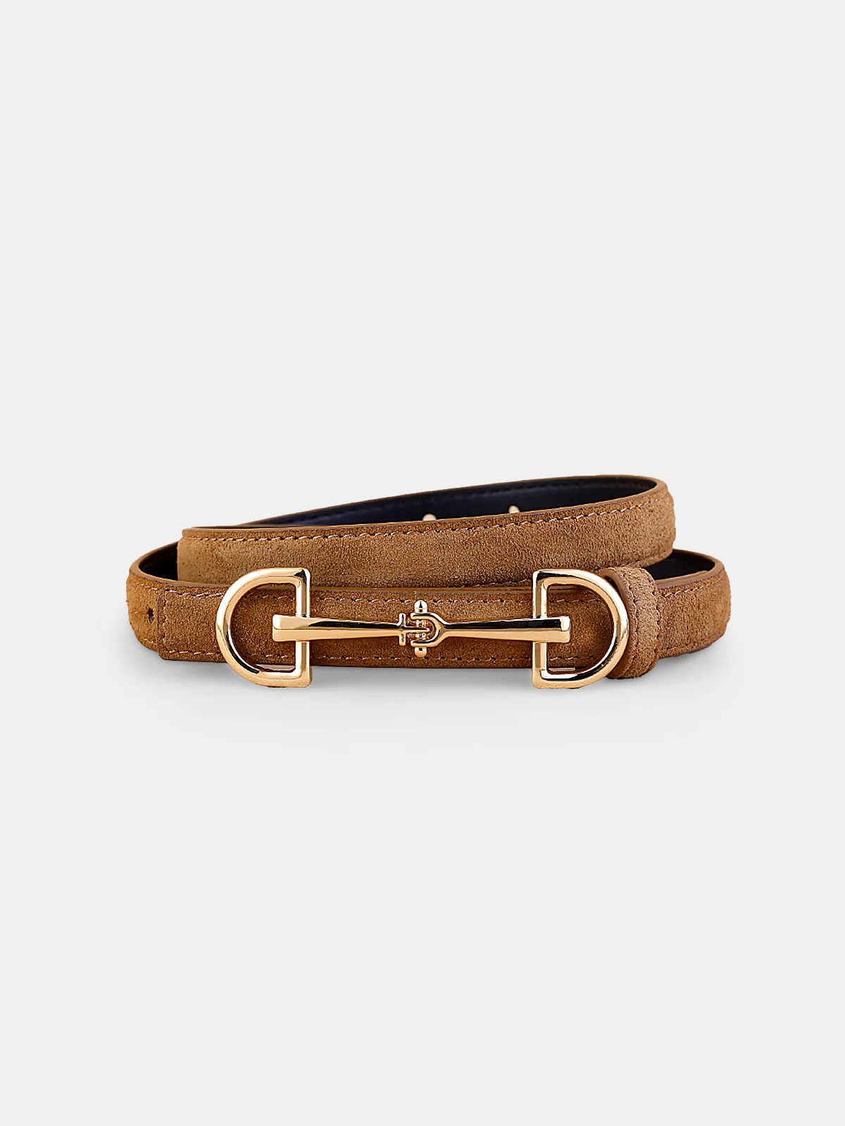 Horsebit Buckle Leather Belt - Image 2