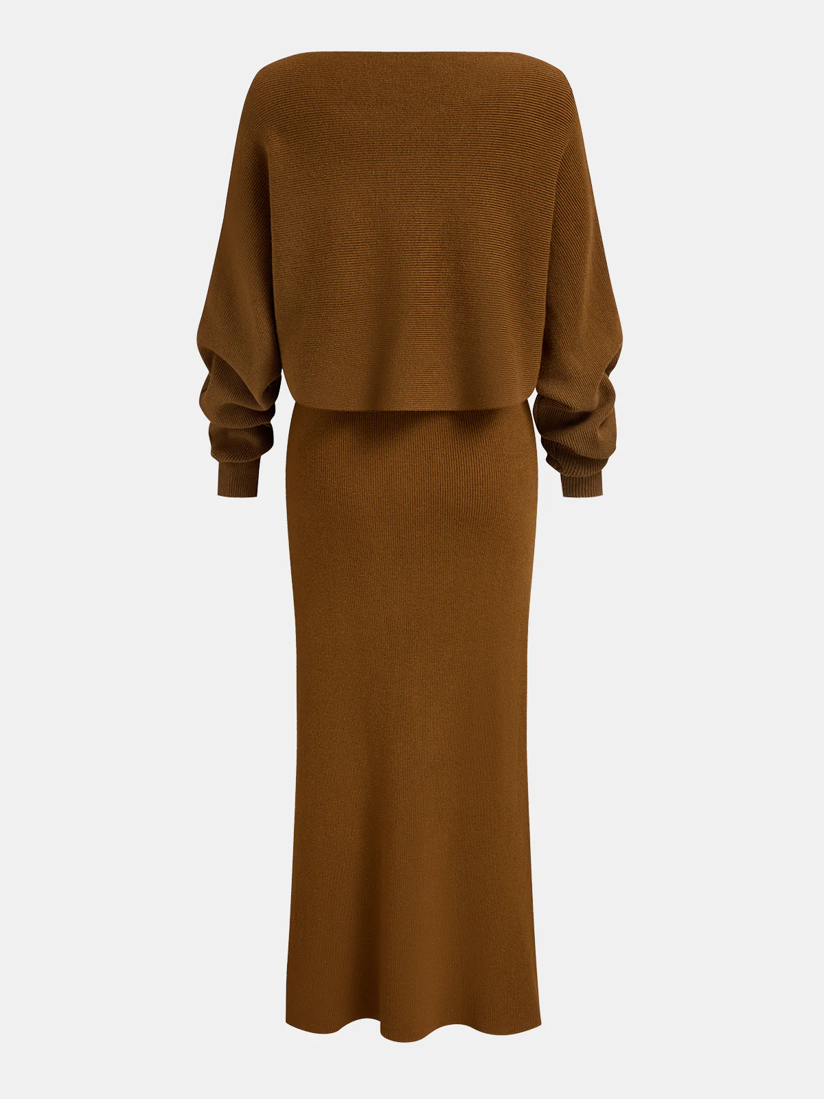 Knit Top & Cami Maxi Dress Two-Piece Set - Image 2
