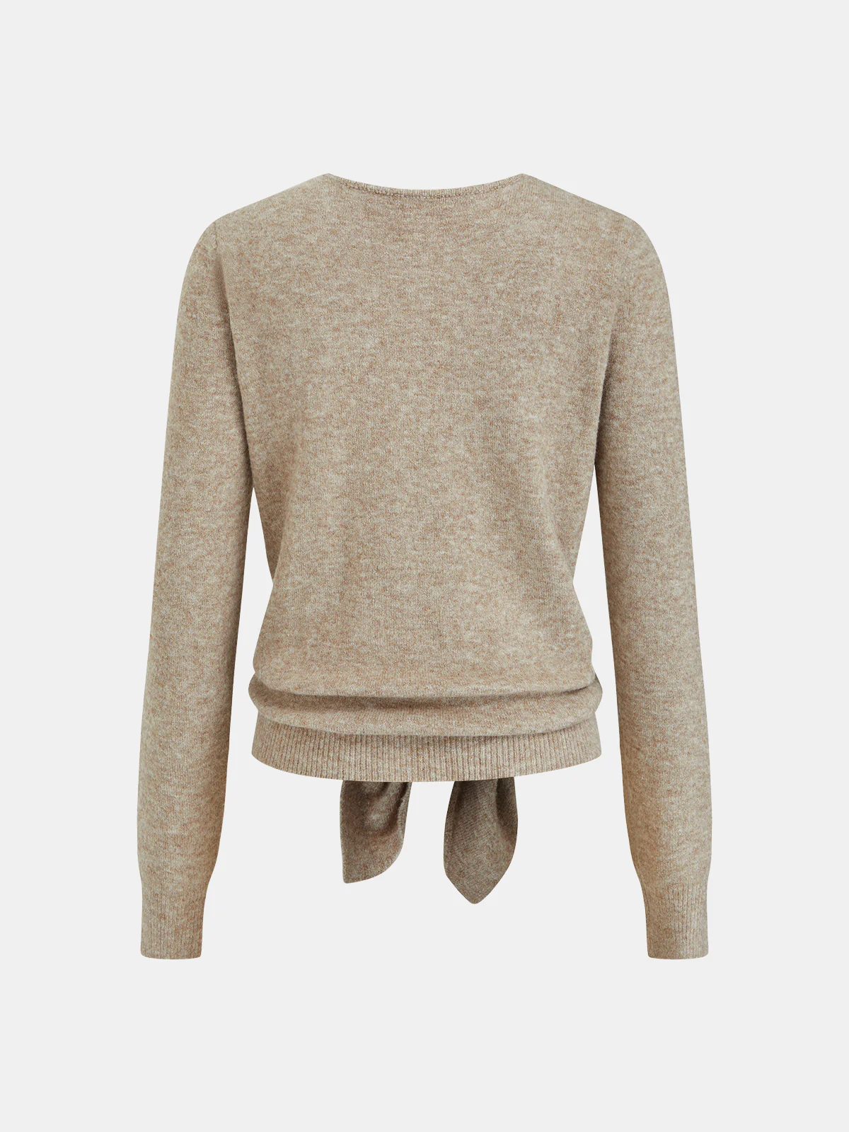 Knotted Front Knit Cardigan - Image 2