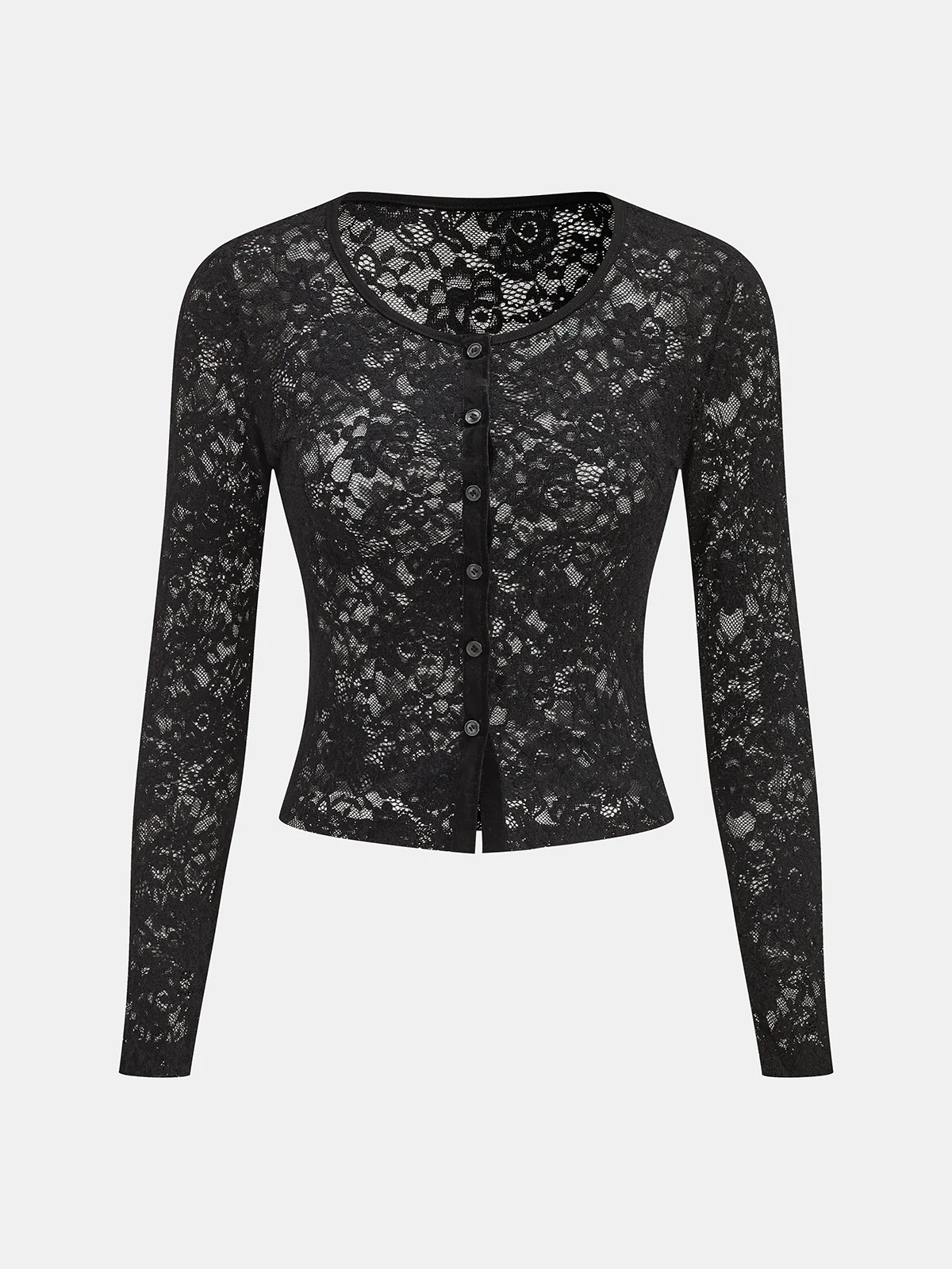 Lace Cami Top & Cardigan Two-Piece Set - Image 2