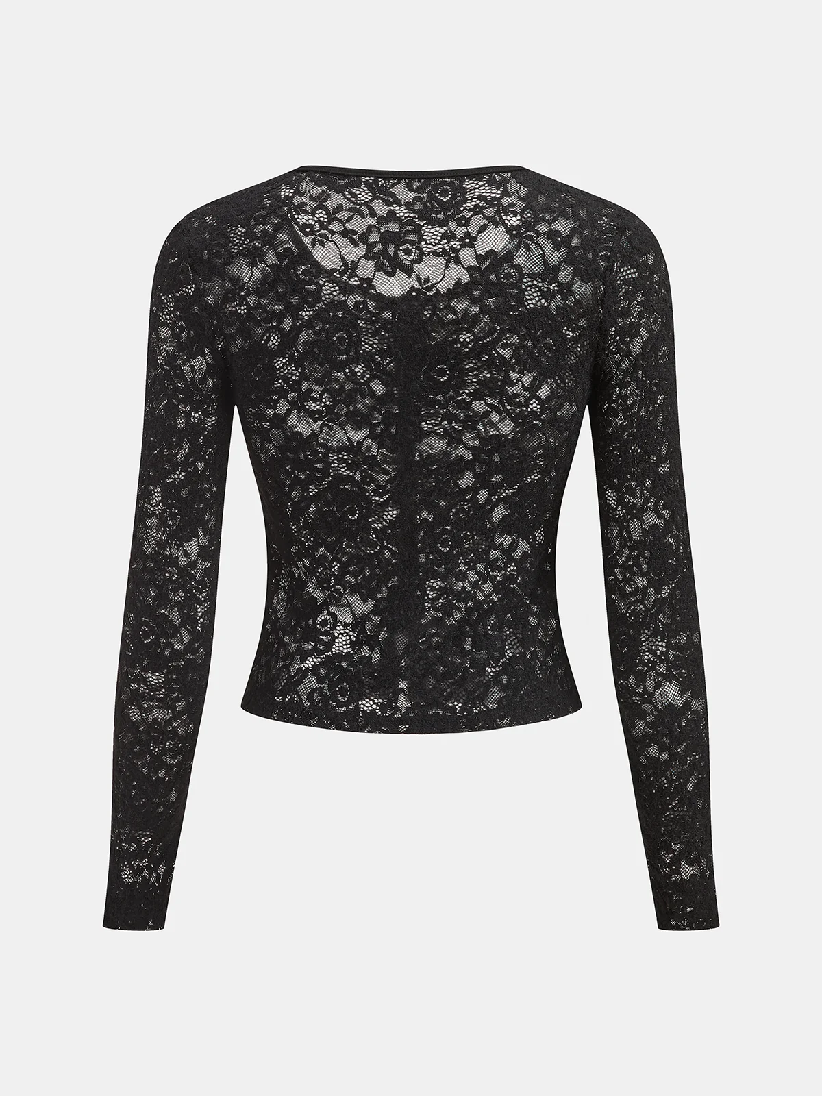 Lace Cami Top & Cardigan Two-Piece Set - Image 3