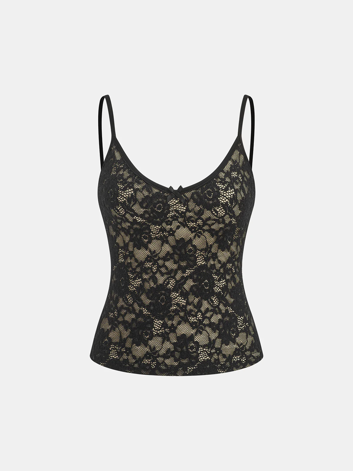 Lace Cami Top & Cardigan Two-Piece Set - Image 4