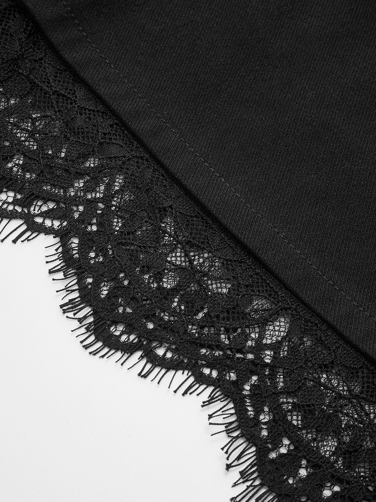 Lace Trim Pleated Shorts - Image 3