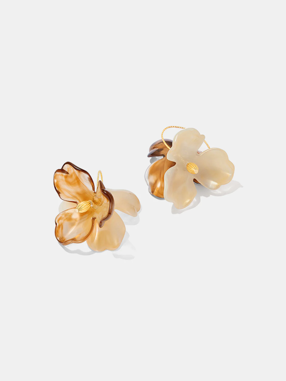 Maillard Flower Hook Earrings - Image 2