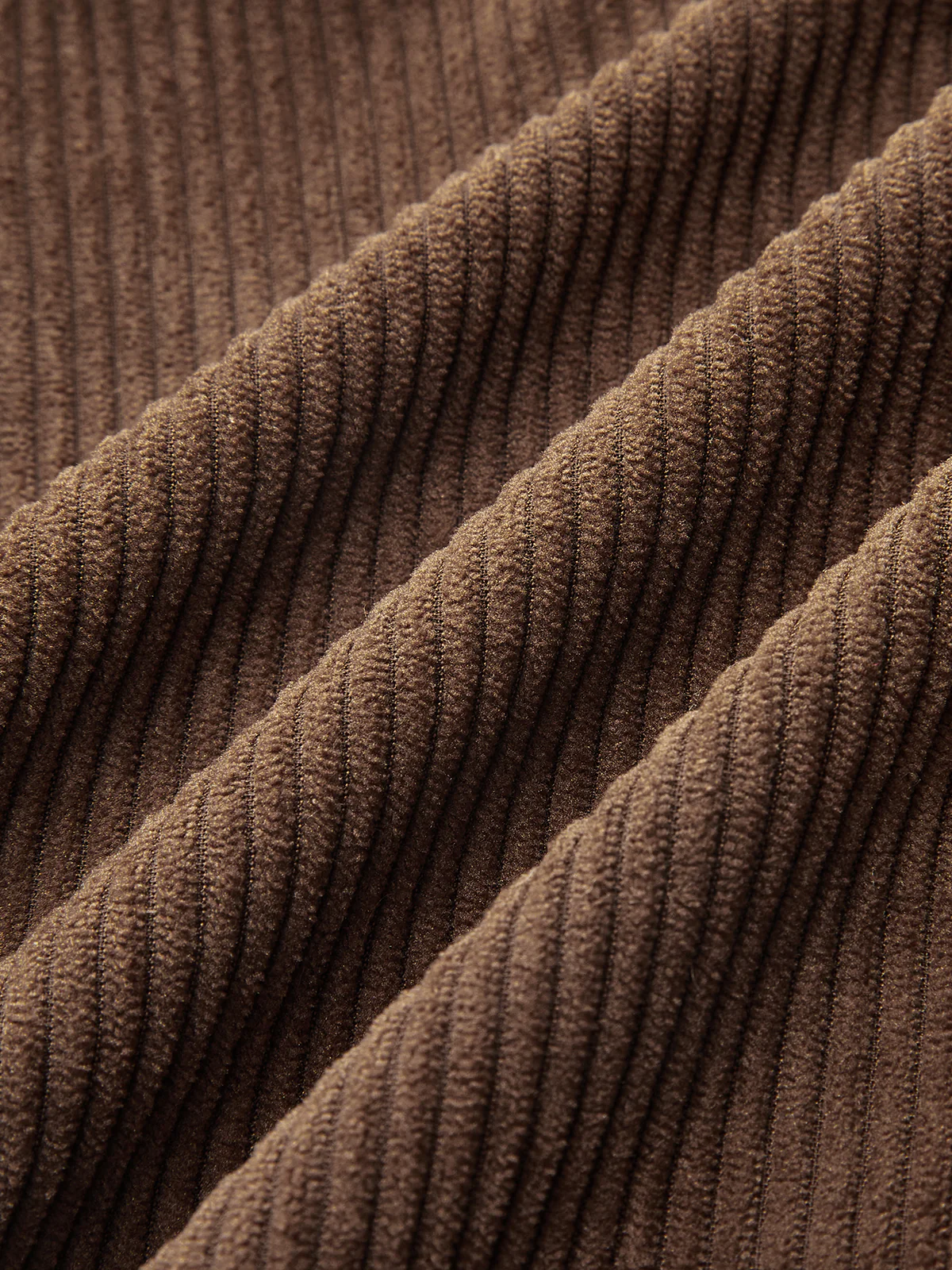 Metal Button Pleated Corduroy Shorts - Image 3