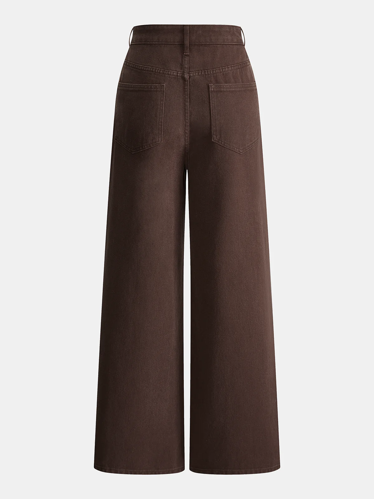 Mid-Waist Denim Wide-Leg Jeans - Image 2