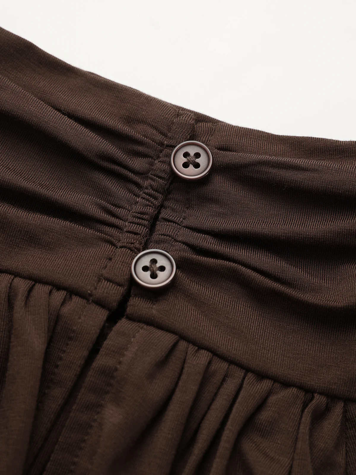 Mock Neck Ruched Modal Long-Sleeve Top - Image 4