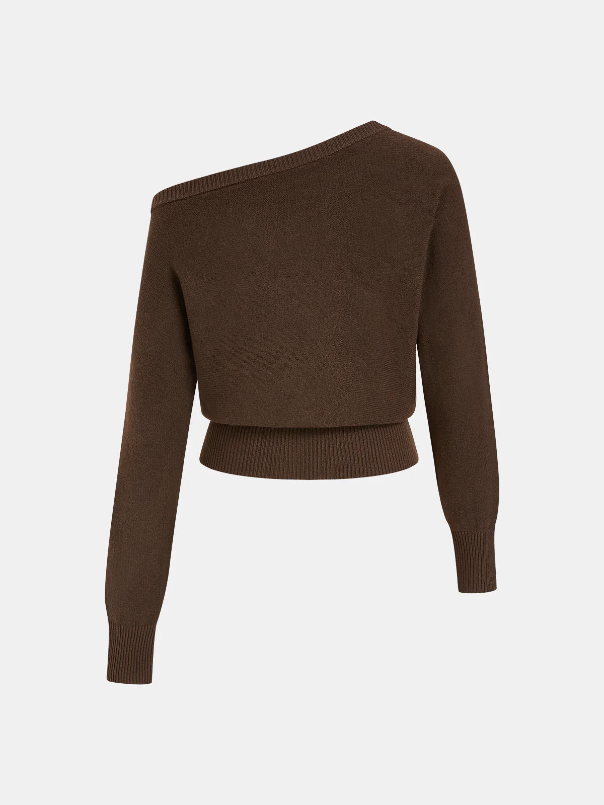 Off-Shoulder Knit Sweater - Image 3