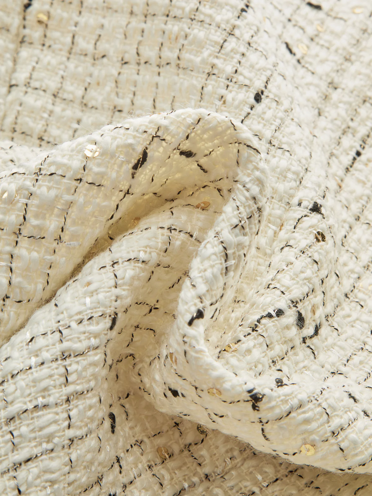 Pearl Button Tweed Jacket & Pants Set - Image 6