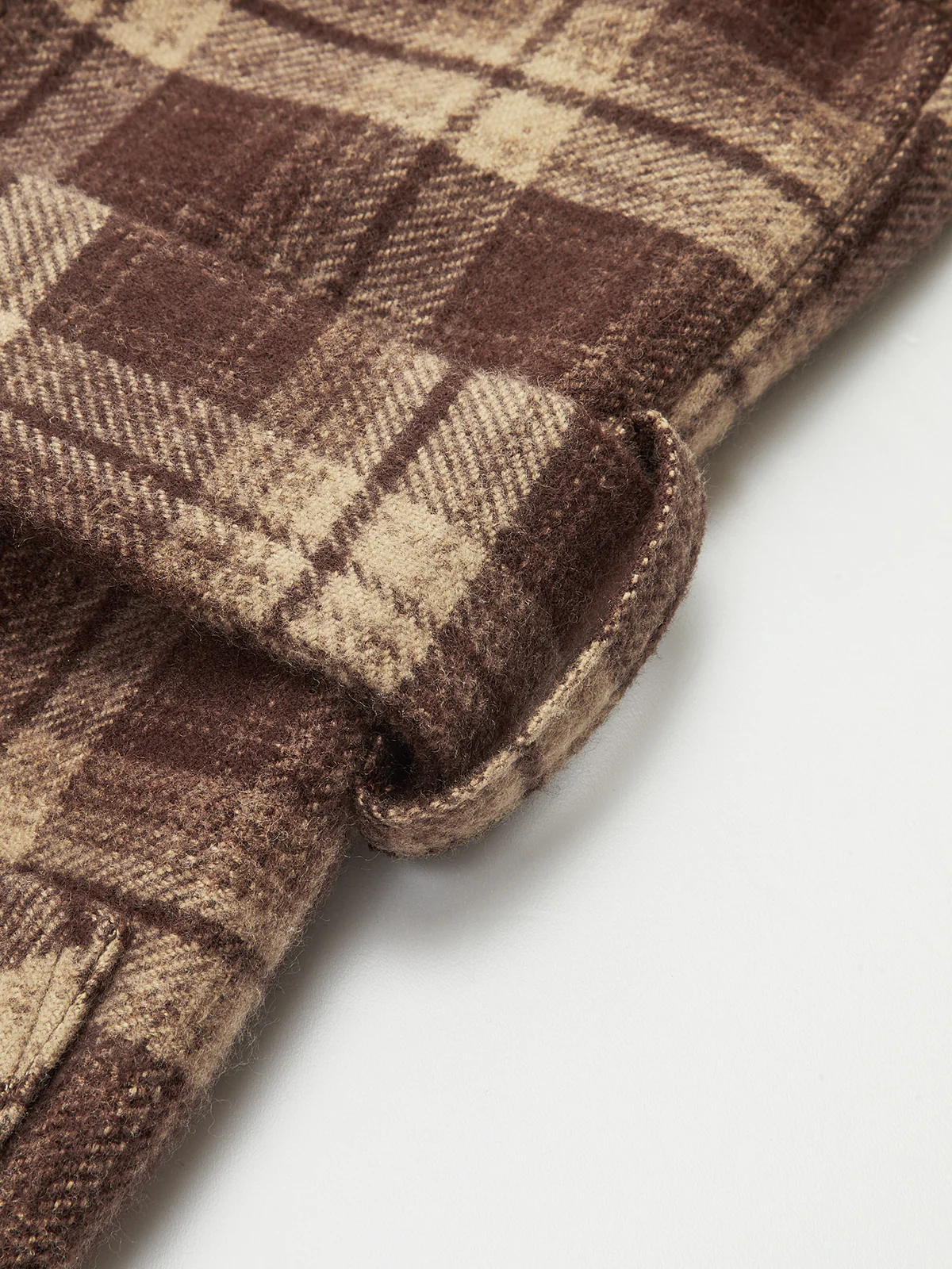 Plaid Belted Trench Coat - Image 4