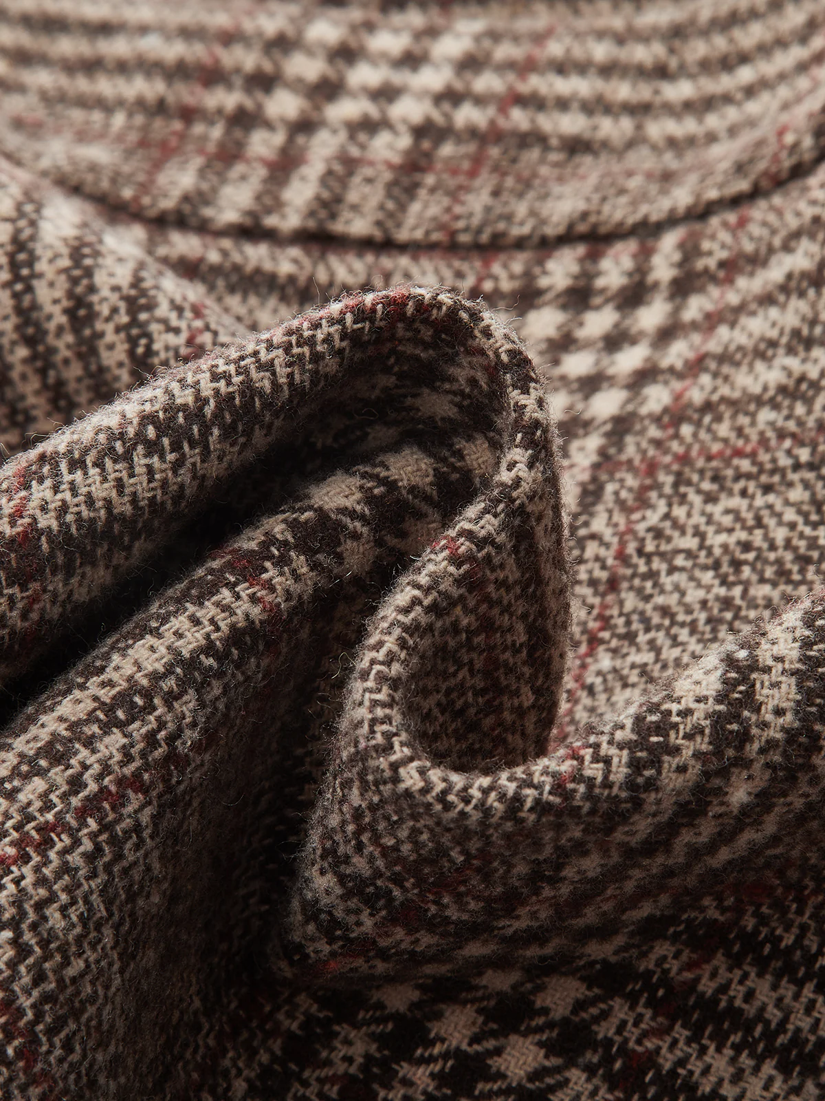Plaid Tweed Mini Skirt - Image 3