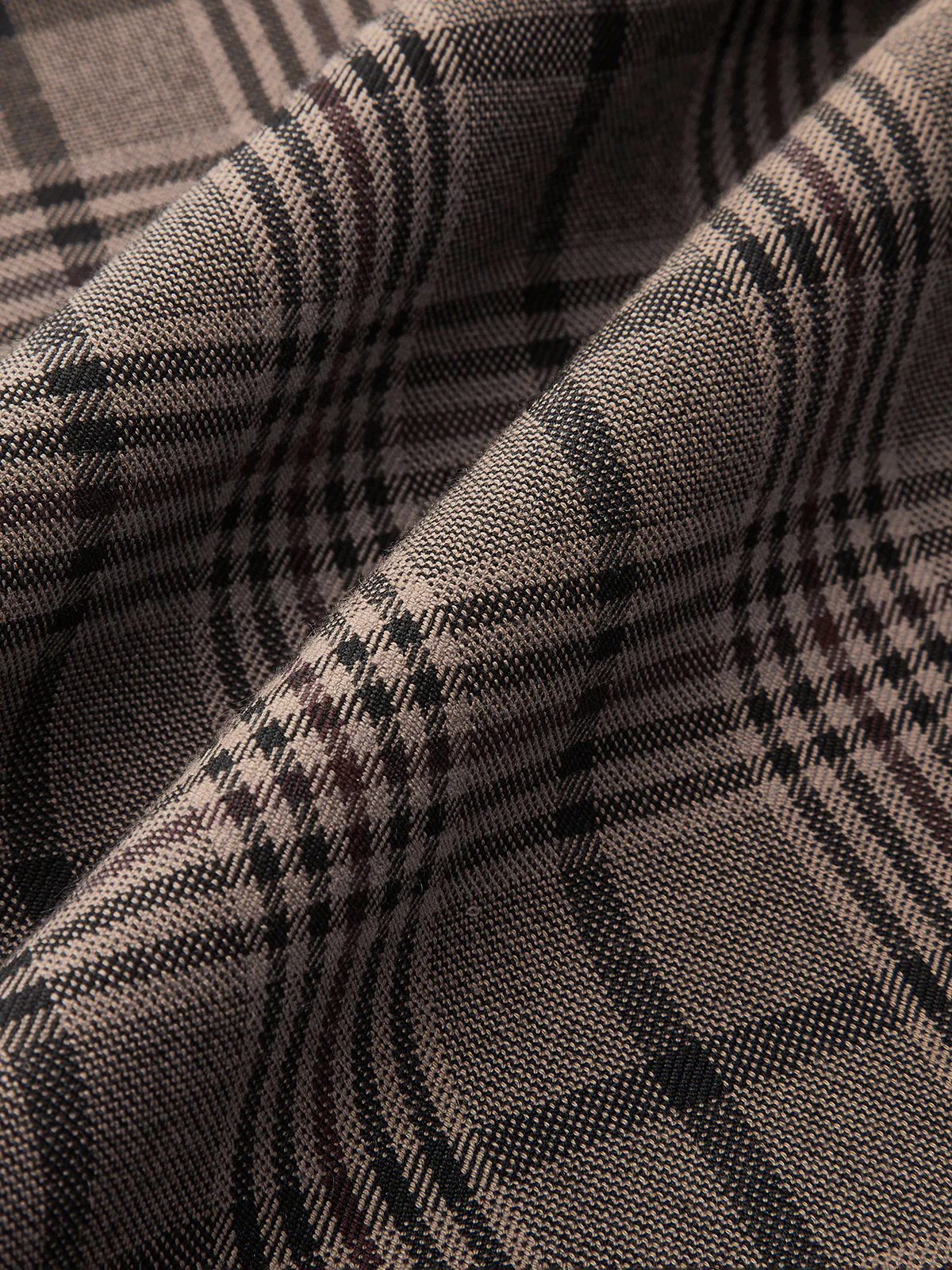 Plaid Wide-Leg Pants - Image 4