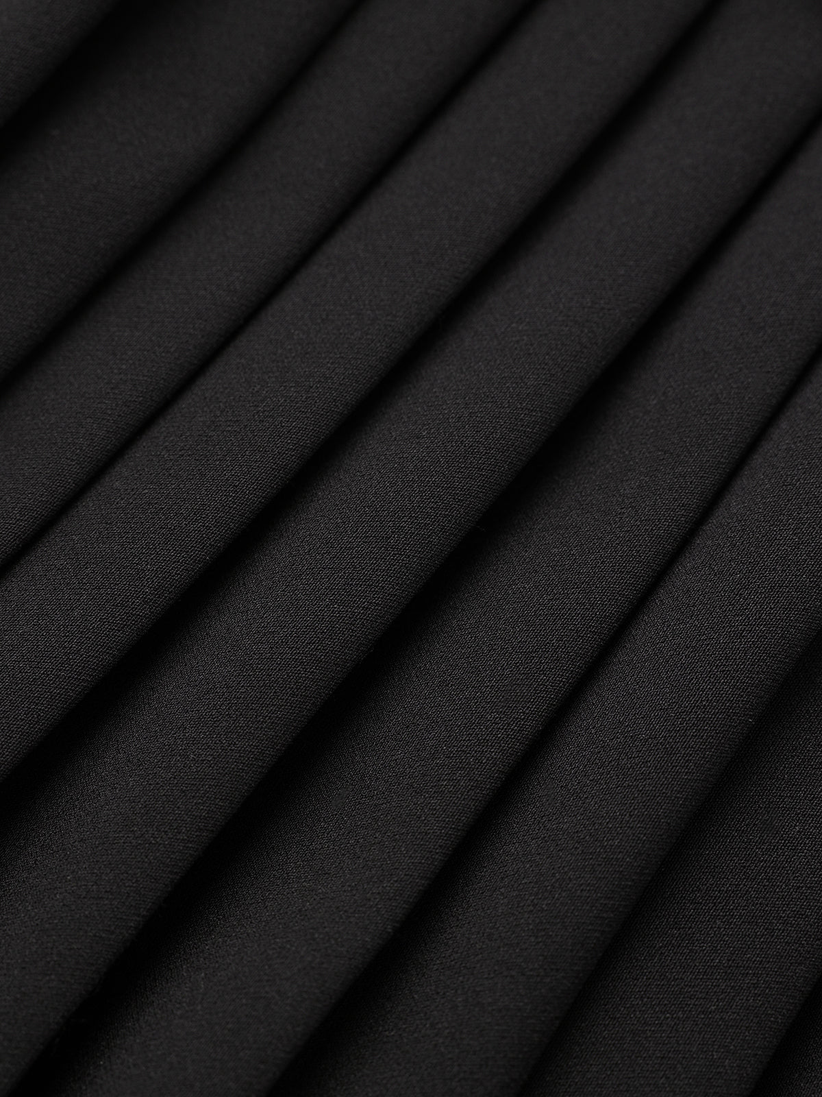 Pleated Panel Collared Sleeveless Mini Dress - Image 4