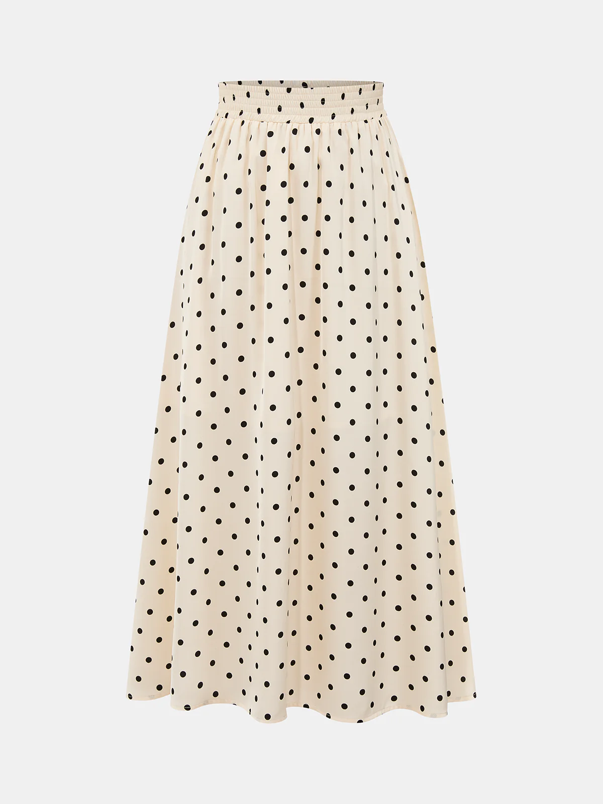 Polka Dot Sleeveless Top & Maxi Skirt Set - Image 4