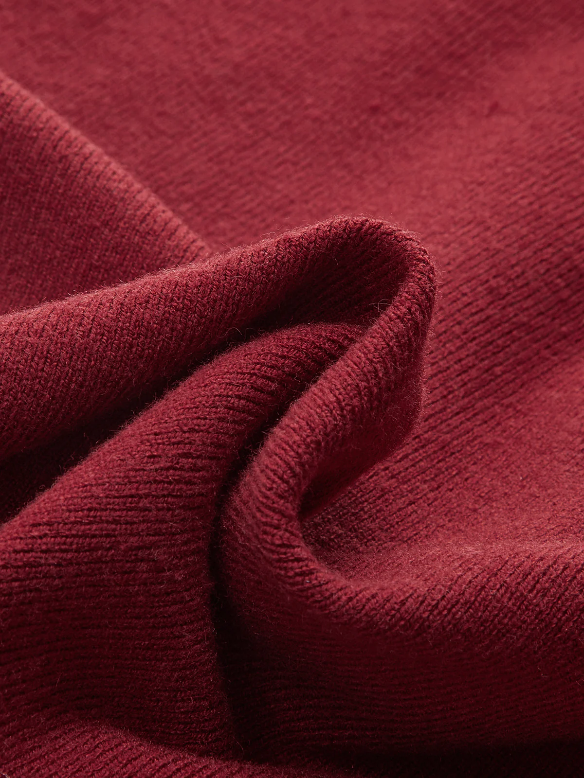 Polo Collar Buttoned Knit Sweater - Image 3