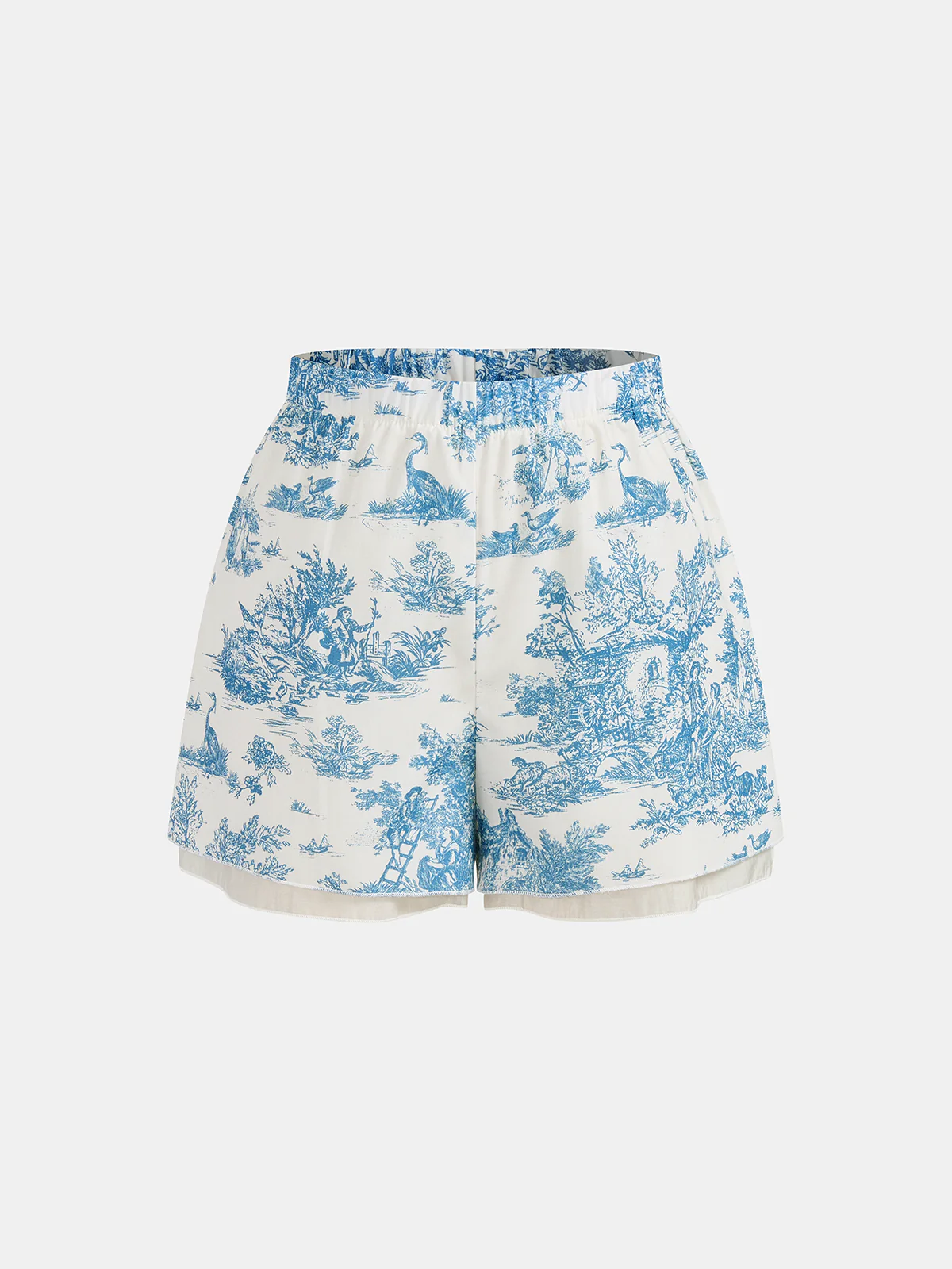 Printed Long sleeve Shirt & Shorts Set - Image 5