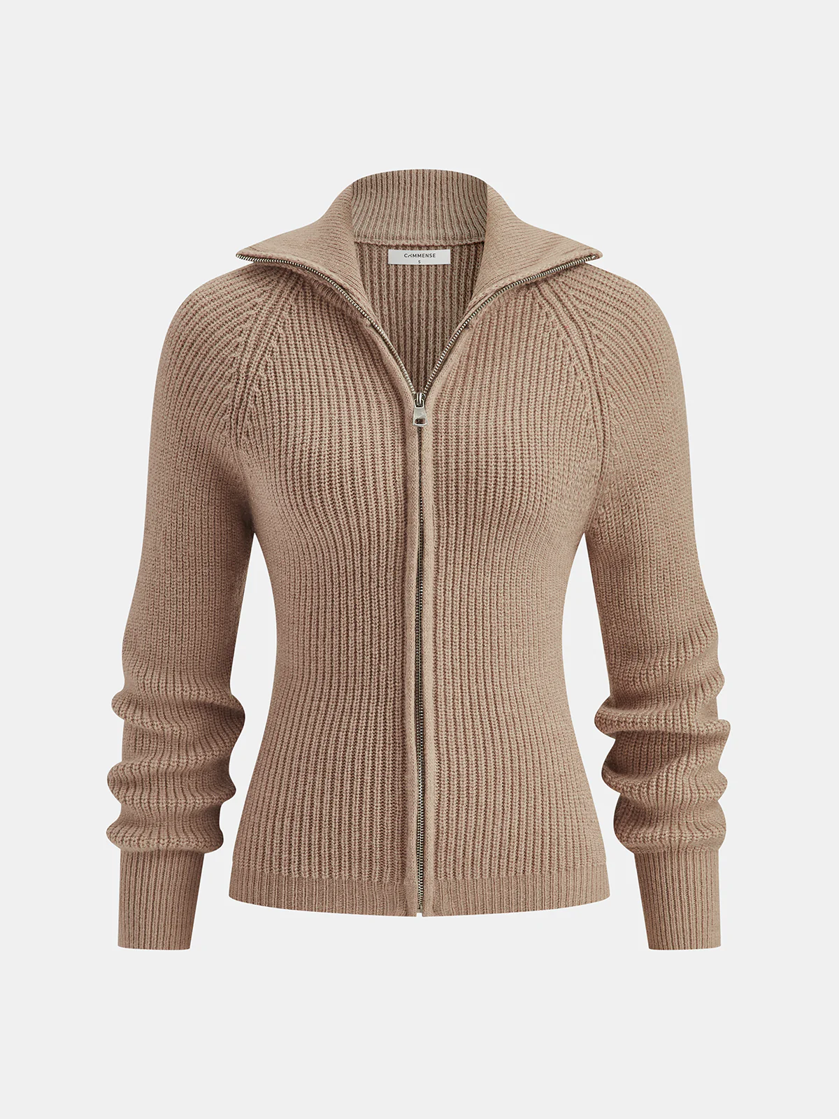 Ribbed Knit Zip-Up Jacket & Pants Set - Image 2