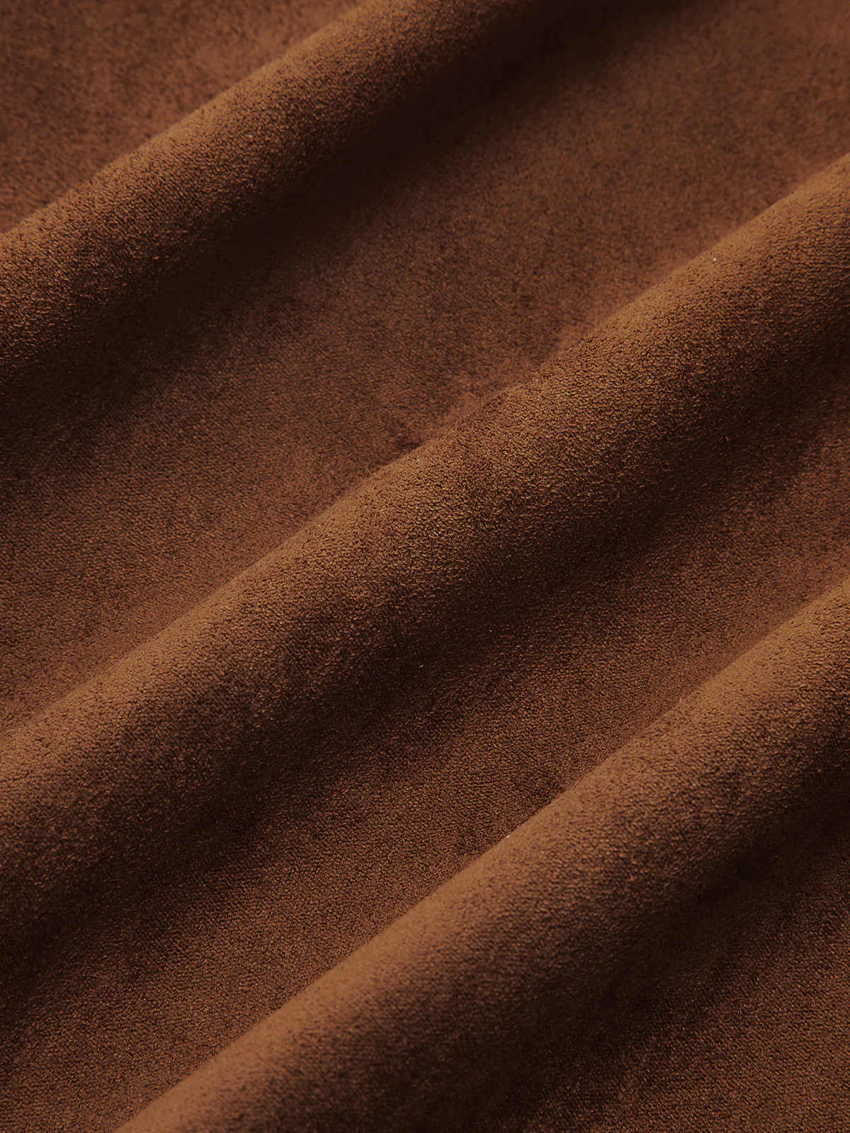 Ring Detail Suede Effect Zip-Front Mini Dress - Image 4