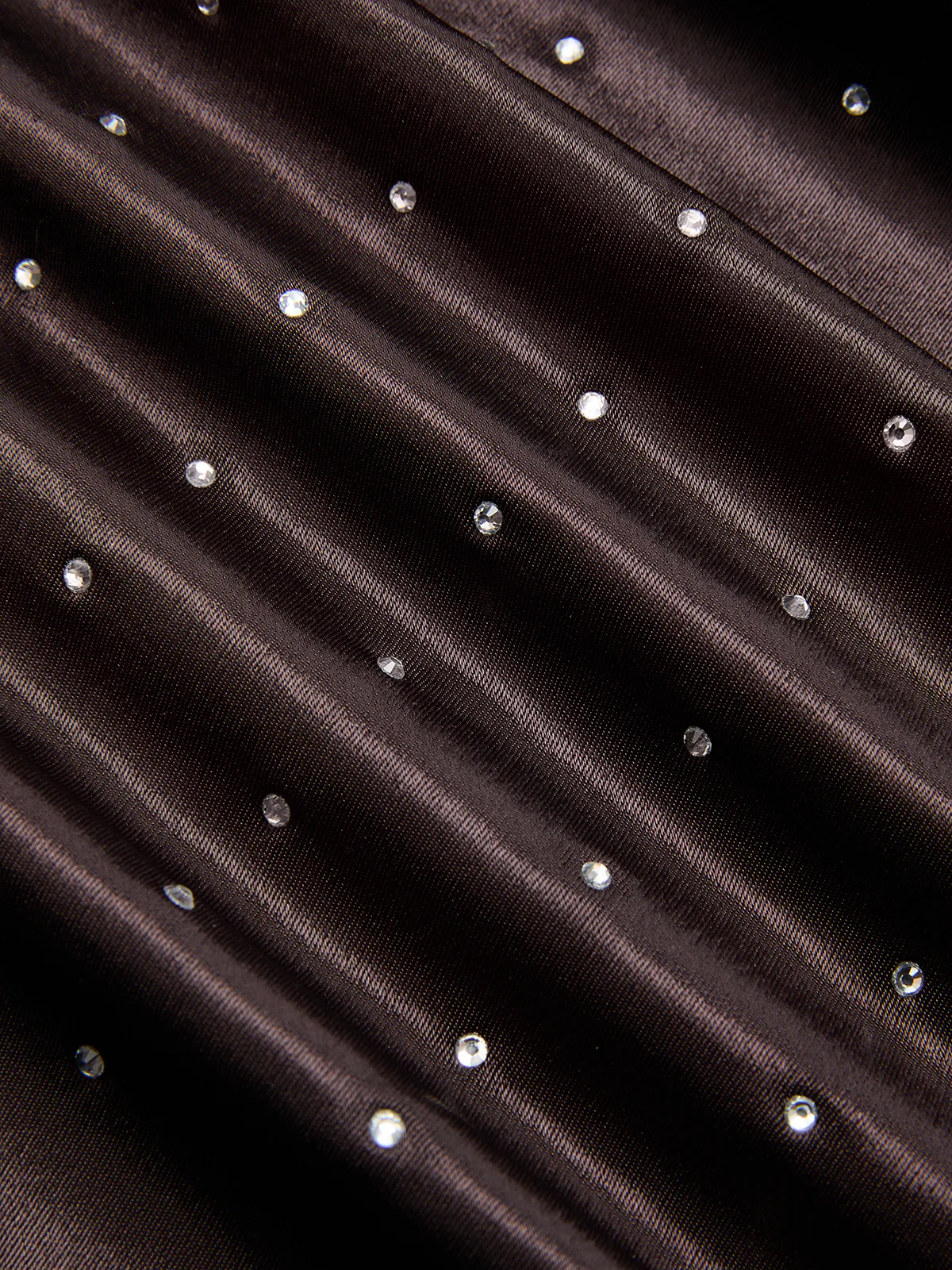 Satin Polka-Dot Knot-Front Shirt - Image 3