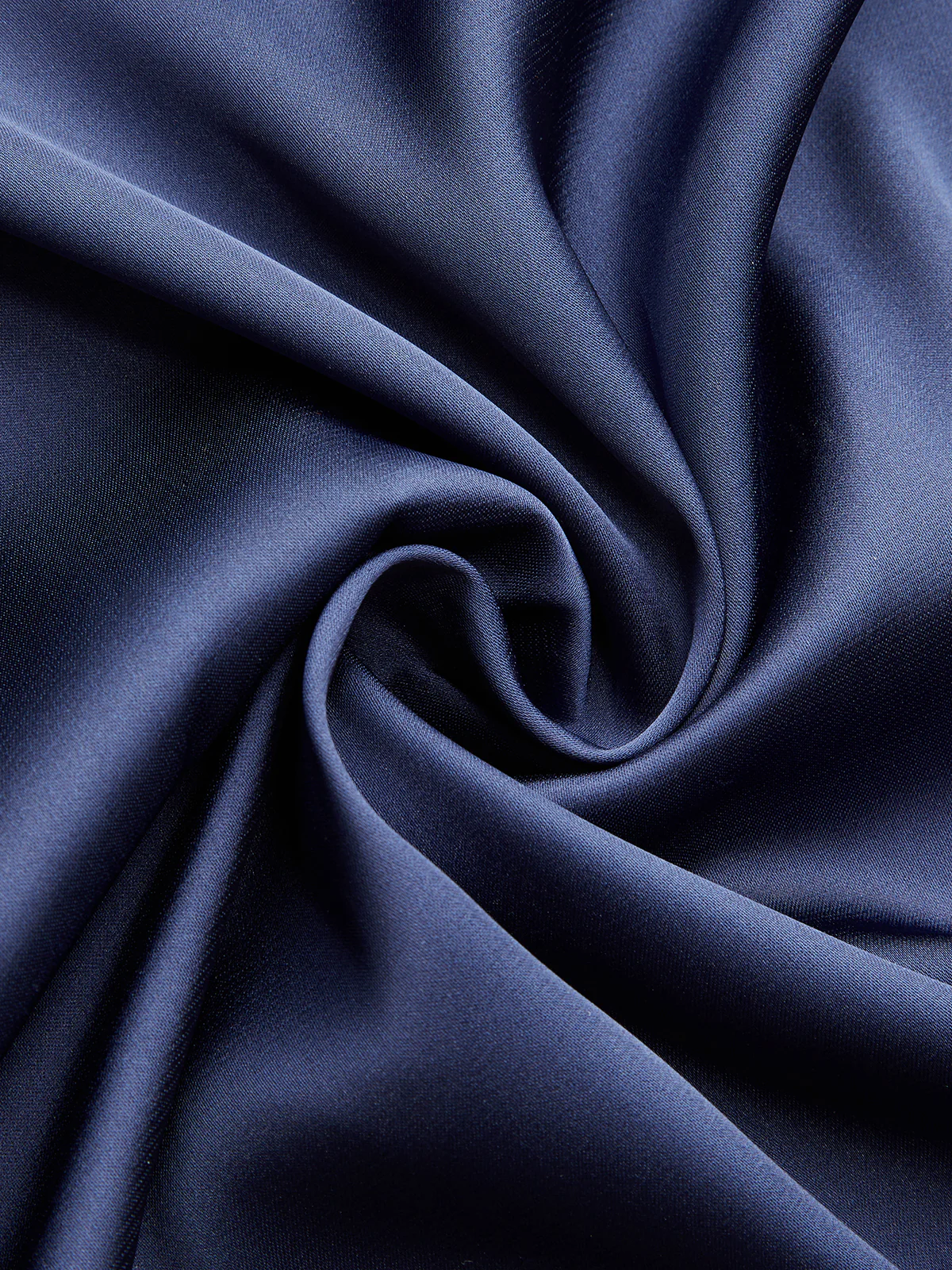Satin Wrap Blouse with Tie-Waist - Image 3